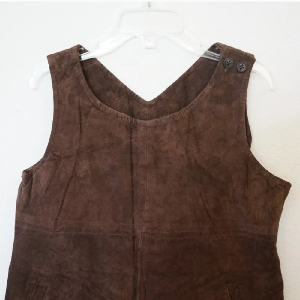 NWT GAP KIDS chocolate Suede Dress